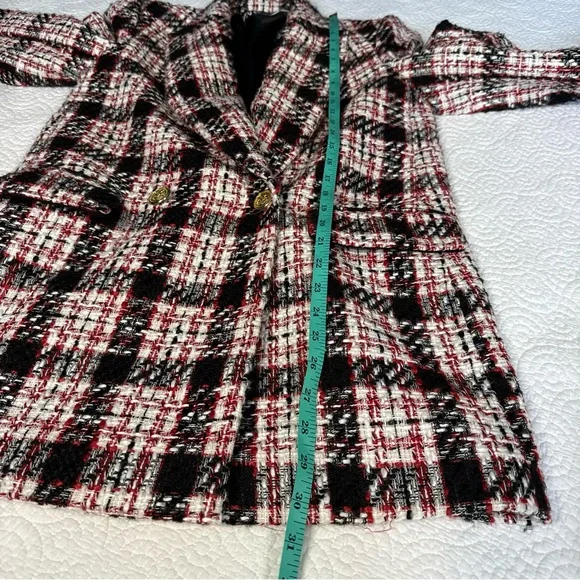 Zara Pink and Black Plaid Blazer - Picture 12 of 15